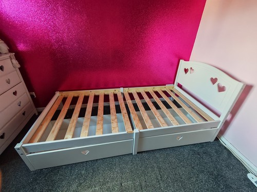 Hearts kids mia single bed - kids,