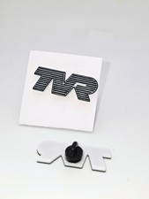 TVR Logo 3D Print Pin Badge
