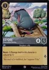 183/204 EEYORE OVERSTUFFED DONKEY EN9 COMMON DISNEY LORCANA CARD