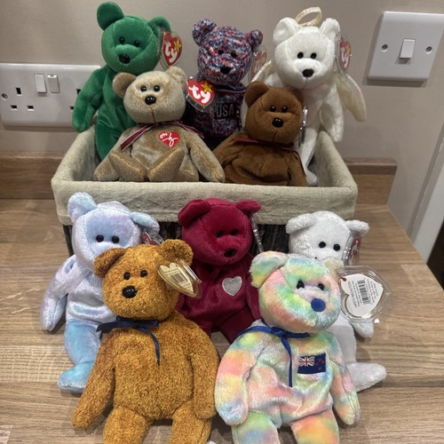 Beanie babies bears - beanie,