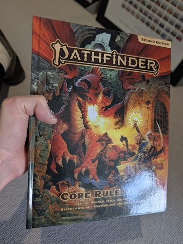 Rpg book pathfinder - book, 2nd