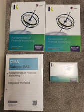 CIMA BA3 and BA4 Official study text packs 