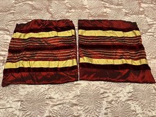 Set Of 2 Red Cushion Covers 42x44 cm