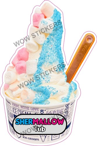 Ice cream van sticker