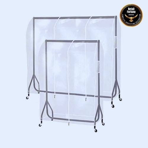 Clear clothes rail - clear,