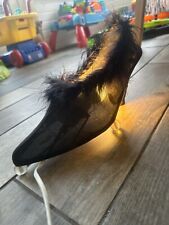 Black Heel Shoe Lamp Quirky Table Light Dressing Room Home Decor