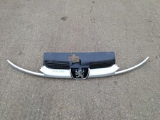 Peugeot 206 Standard Front Bumper Grille EZR Aluminium Silver