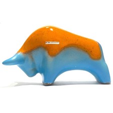 Otto Keramik Bull- Orange Over