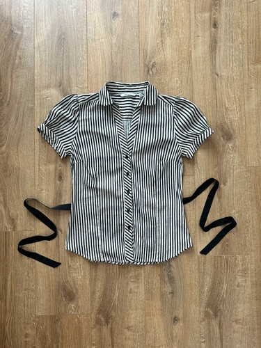 Zara striped top - striped, blouse
