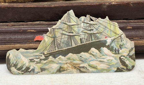 Boat ship iced shore - boat,