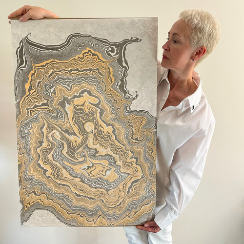 Original abstract ink