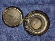 Canon FD 50mm F1.8 Lens with