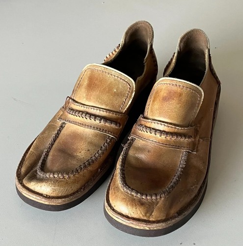 Vintage 70s wood - wood, platform