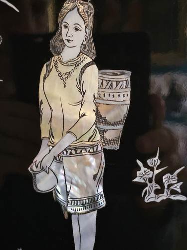 Vintage thai mother pearl - of,