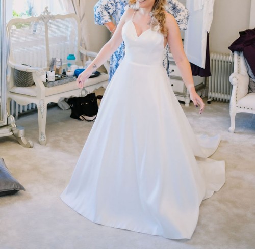 Justin alexander satin wedding - justin,