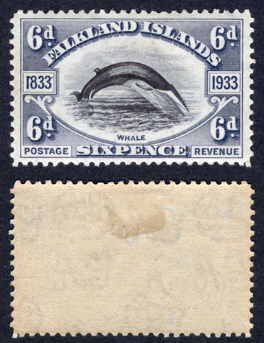 Falkland sg133 centenary - is, 6d