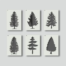 Pine Tree, Woodland Stencils