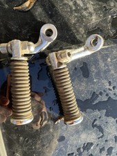 Harley Davidson Early Ironhead Sportster Foot Pegs Foot Rests Original Used 2 