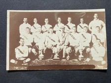 Cameron Highlanders Football Team 1906 Real Photo Vintage Postcard O26