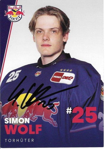 Simon wolf ice hockey red - red, bull