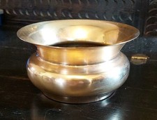 Vintage Solid Brass Vase Plant