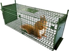 ARIFARO Animal Cage Trap (80 x 26 x 28cm) Double Door Animal Cage Trap