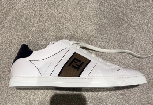 Fendi trainer sneakers white - fendi,
