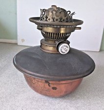 ANTIQUE COPPER OIL LAMP- HINKS NO2 DUPLEX BURNER- SPARES REPAIRS