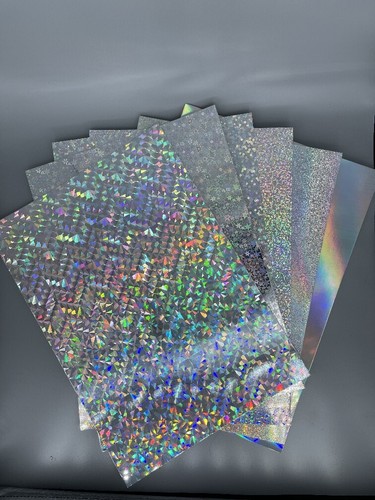 Holographic card silver job - holographic,