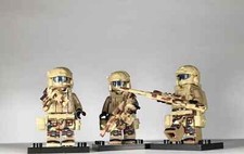 3x LEGO® Minifigures: Desert Army Mini Figure (Custom Made) read description
