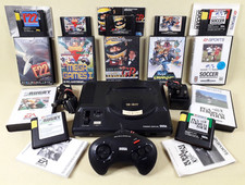 Sega Mega Drive console & games bundle inc Kid Chameleon & more complete set up