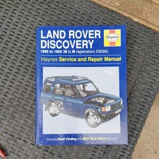HAYNES MANUAL-LAND ROVER DISCOVERY 1989-95 DIESEL.