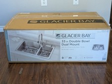 Glacier Bay 33" Double Bowl