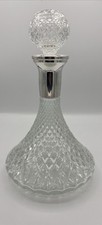 Vintage Ships Decanter Crystal
