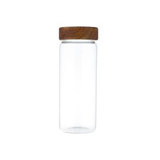 Glass storage jars with - storage,
