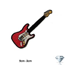 Guitar Music embroidery patch