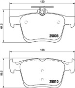 Mintex mdb3100 brake pad set - brake,