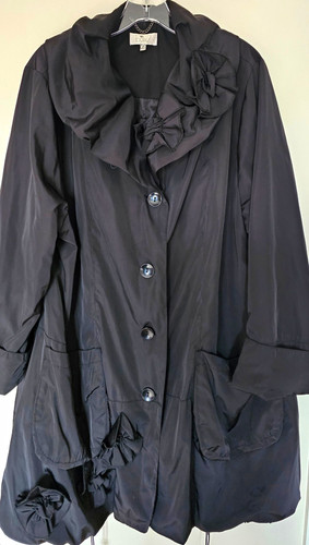 Box2 lagenlook black duster - box2,