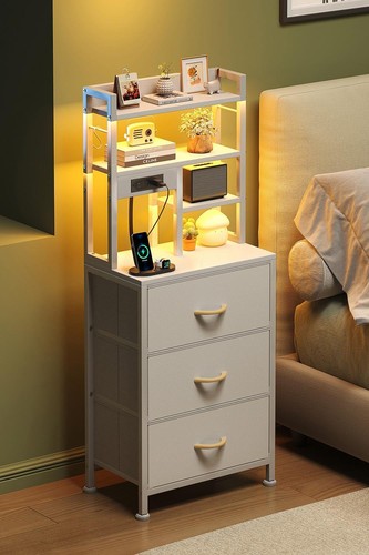 Mutun bedside table with - table,
