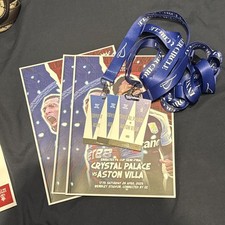 Crystal Palace vs Aston Villa FA Cup Semi-Final Programme & Lanyard 26/04/25