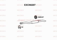 EXCN6207 Exhaust Rear Box