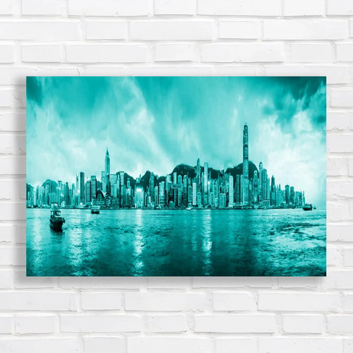 Hong kong skyline panorama - skyline,