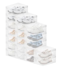 20X Plastic Clear Shoe Storage