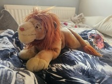 Very Rare Disney Store The Lion King Adult Simba Plush Soft Toy Vintage HTF