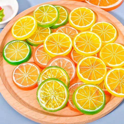 Pcs fake lemon slices - fake,