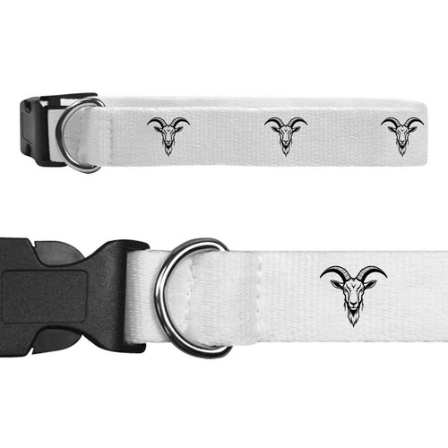 Goat head dog - head', collars