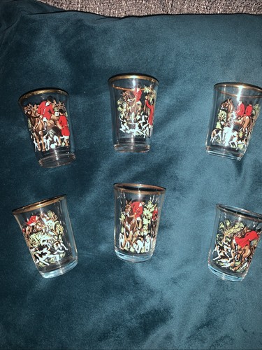 Vintage shot glasses each - 6x,