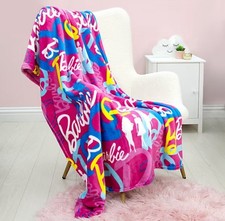 Barbie Blanket Fleece Pink