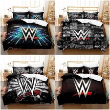 WWE Wrestling Quilt Duvet Cover Pillowcase Single Double King Bedding Set