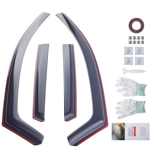 4pc acrylic wind - acrylic, deflectors